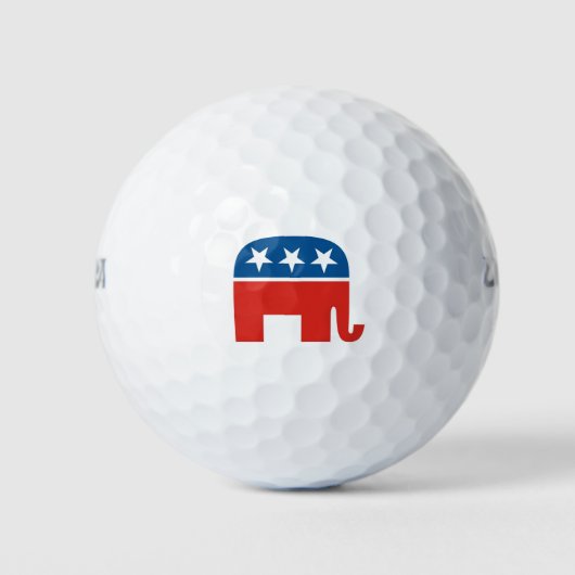 amerikaanse republikeinse partij olifant golfballen (Voorkant)