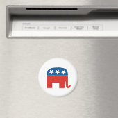 amerikaanse republikeinse partij olifant magneet (Insitu (Vaatwasser))