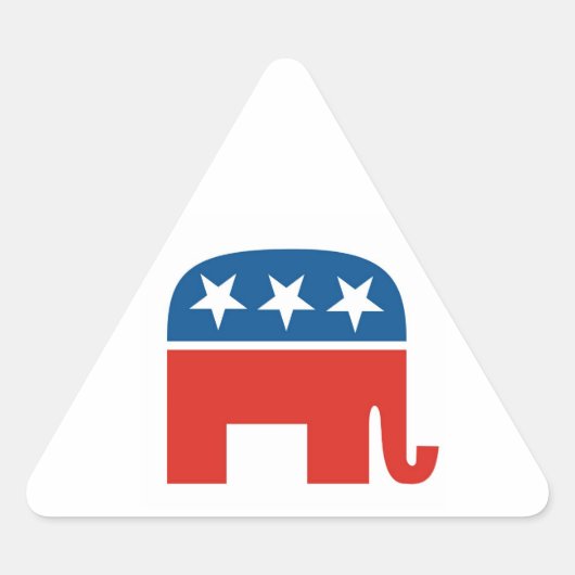 amerikaanse republikeinse partij olifant sticker (Voorkant)