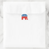 amerikaanse republikeinse partij olifant sticker (Tas)