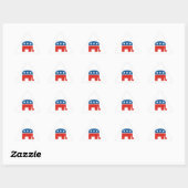 amerikaanse republikeinse partij olifant sticker (Vel)