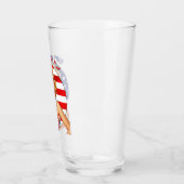 Amerikaanse Retro Pin-Up Girl Art Glas (Links)