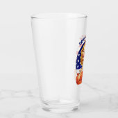 Amerikaanse Retro Pin-Up Girl Art Glas (Rechts)