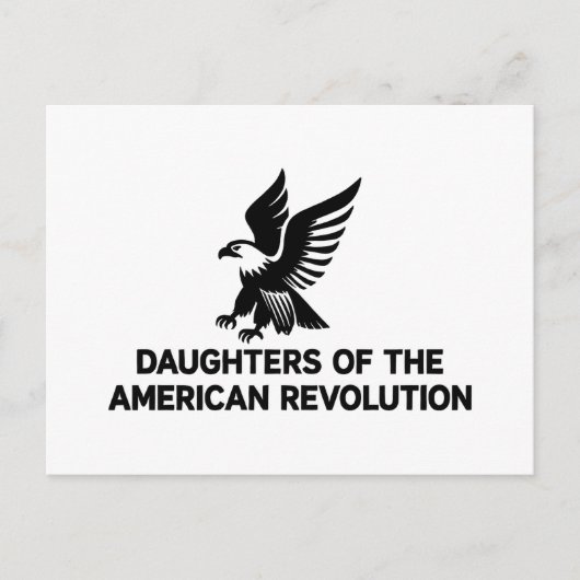 Amerikaanse Revolutie Afstammeling Patriot Briefkaart (Voorkant)