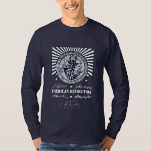 Amerikaanse revolutie Alexander Hamilton Washingto T-shirt