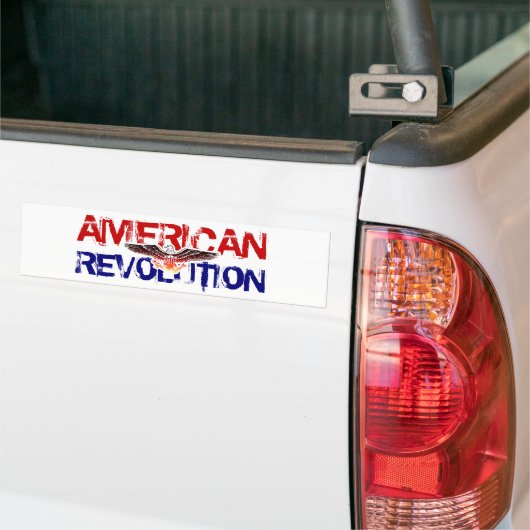 Amerikaanse revolutie bumpersticker (Op Truck)