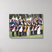 Amerikaanse Revolutie, Hessische soldaten Canvas Afdruk (Voorkant)