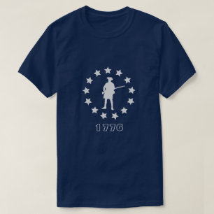 Amerikaanse revolutie - koloniale soldaat 1776 t-shirt