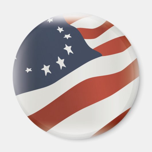 Amerikaanse revolutie vlag magneet (Voorkant)