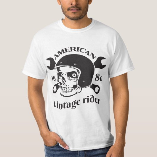 Amerikaanse  Rider 1980 T-shirt (Voorkant)