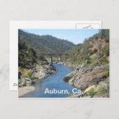 Amerikaanse rivier briefkaart (Voorkant / Achterkant)