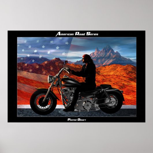 Amerikaanse Road Series Poster (Voorkant)