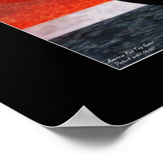 Amerikaanse Road Series Poster (Hoek)