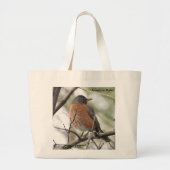 Amerikaanse Robin Canvas tas (Voorkant)