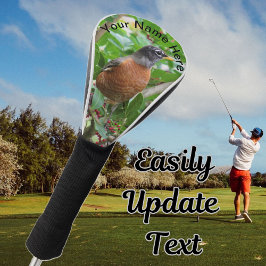 Amerikaanse Robin - Driver Golf Club Hoesje Golfheadcover
