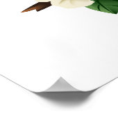 Amerikaanse Robin en Dogwood Bloemen Poster (Hoek)