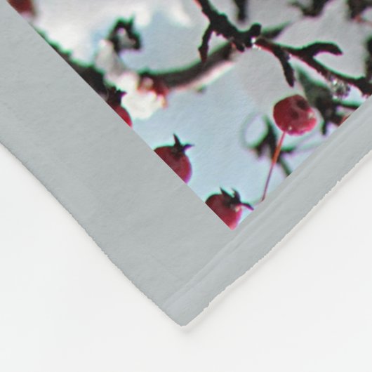 Amerikaanse robin fleece deken (Hoek)