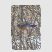 Amerikaanse Robin Golfhanddoek (Voorkant)