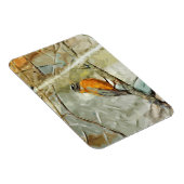 Amerikaanse Robin Hunting Abstract-impressionisme Magneet (Rechterzijde)