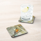 Amerikaanse Robin Hunting Abstract-impressionisme Onderzetter (Rechterzijde)