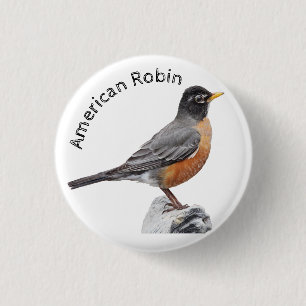 Amerikaanse Robin Ronde Button 3,2 Cm