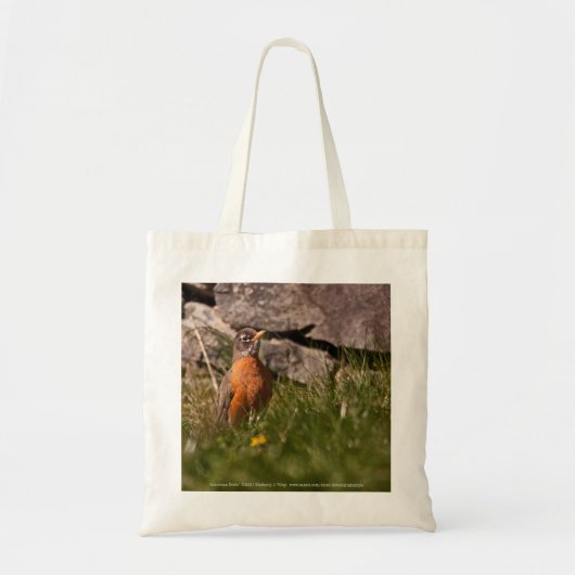 Amerikaanse Robin Tote Bag (Voorkant)
