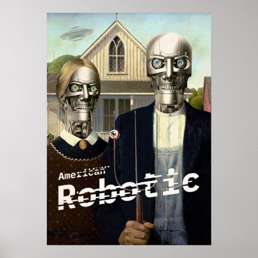 Amerikaanse robotica poster (Voorkant)