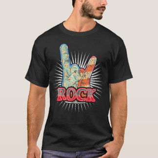 Amerikaanse rockband Concert 70s 80s T-shirt