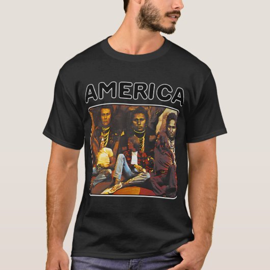 Amerikaanse Rockband T-shirt (Voorkant)