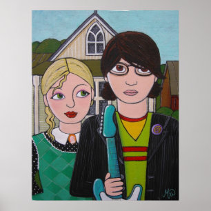 amerikaanse rockers poster