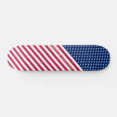 Amerikaanse rode, blauwe, witte sterren met vlag m persoonlijk skateboard (Horizontaal)