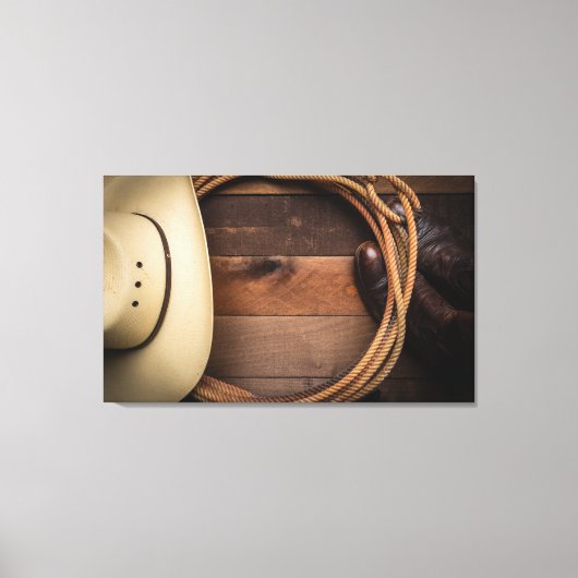 Amerikaanse Rodeo Culture Wall Art Canvas Afdruk (Voorkant)