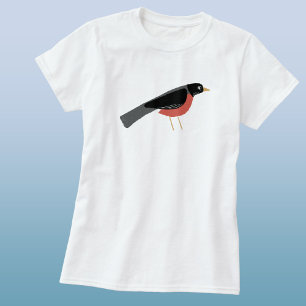 Amerikaanse Roodborst Kunst T-shirt