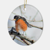 Amerikaanse rooffoto keramisch ornament (Links)