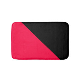 Amerikaanse Roos- en zwarte kleuren Badmat