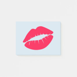 Amerikaanse Roos met gekleurde lips Post-it® Notes