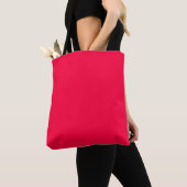 Amerikaanse rooskleur tote bag (Dichtbij)
