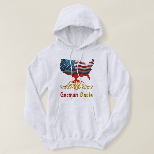 Amerikaanse Roots Hoodie (Design voorkant)