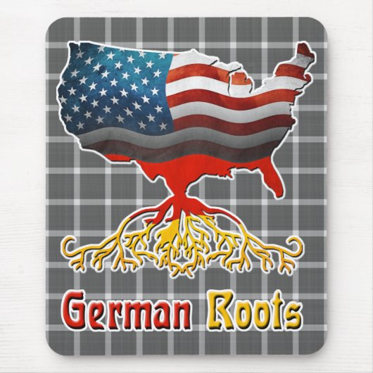 Amerikaanse Roots Mousemat Muismat (Voorkant)
