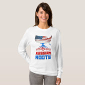 Amerikaanse Roots Women's T-Shirt (Voorkant volledig)