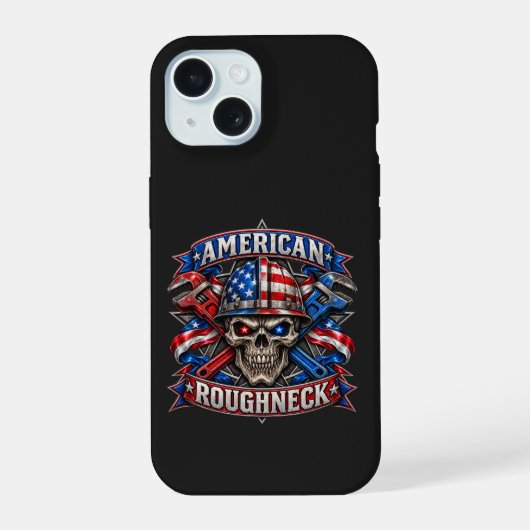AMERIKAANSE ROUGHNECK iPhone 15 CASE (Achterkant)