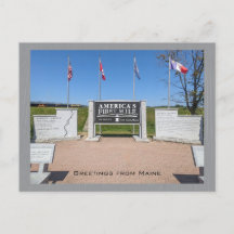 Amerikaanse Route 1: het eerste mijl monument van