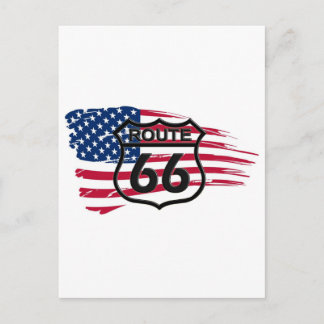 Amerikaanse Route 66 Briefkaart