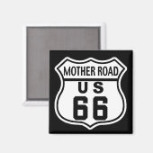 AMERIKAANSE ROUTE 66 MAGNEET (Voorkant / Achterkant)