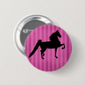 Amerikaanse  roze Button (Voorkant /achterkant)
