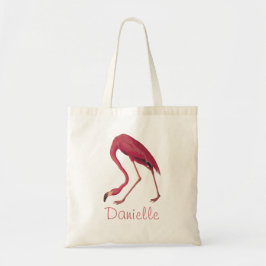 Amerikaanse roze flamingo Audubon Bird Art Tote Bag