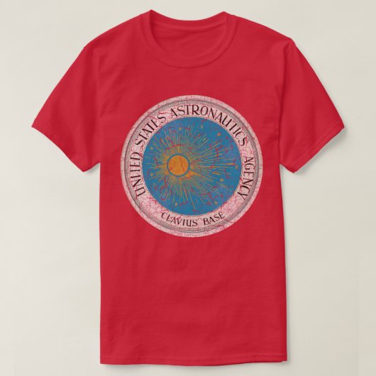 Amerikaanse ruimtevaartorganisatie 2001 t-shirt (Design voorkant)