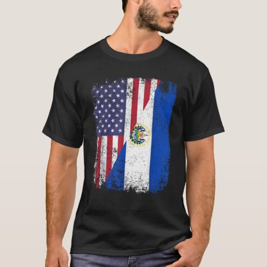 Amerikaanse Salvadoriaanse rots Half VS El Salvado T-shirt (Voorkant)