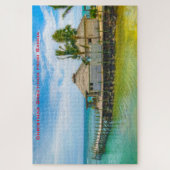 Amerikaanse Samoa Beach Scene. Jigzaag Puzzle Legpuzzel (Verticaal)
