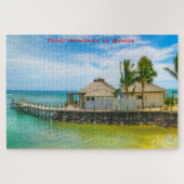 Amerikaanse Samoa Beach Scene. Jigzaag Puzzle Legpuzzel (Horizontaal)